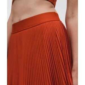 ❤️ Lululemon Varsity Pleated Tennis Skirt in Coral Size 14